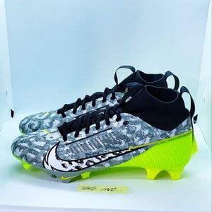 Nike Vapor Edge PRO 360 2 Football Cleats Gray / Volt FB8443-703 Mens Size 10